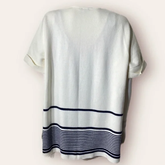 Talbots Women’s 1X Short Sleeve Cardigan. - Picture 2 of 4